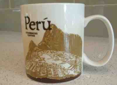 Starbucks Peru Global Icon Collector Series Mug Cup 2009 16 Fl Oz Coffee - Sold on eBay Jun, 8th 2019 for $39.99