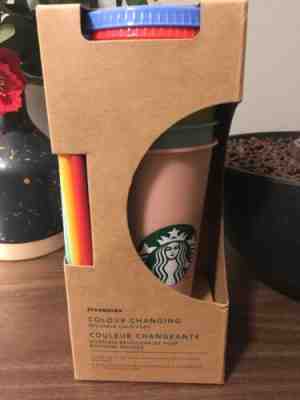 Starbucks Color Changing Cups!! 5 Pack NEW! - Sold on eBay Jun, 8th 2019 for $61.00