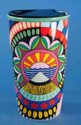 Starbucks Jessie & Katie Ceramic Travel Mug NEW #3 12 oz - Sold on eBay Jun, 8th 2019 for $19.80