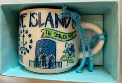 Starbucks Been There Across The Globe Rhode Island State Ornament 2 oz Demi Cup - Sold on eBay Jun, 8th 2019 for $25.00