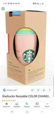 Starbucks Reusable Color Changing Cups - Sold on eBay Jun, 8th 2019 for $50.00