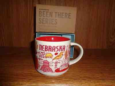 NEBRASKA  STARBUCKS 'BEEN THERE SERIES'  MUG 14 OZ; NEW IN BOX - Sold on eBay Jun, 8th 2019 for $33.95