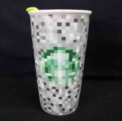 Starbucks 2012 Minecraft RODARTE Ceramic Travel Tumbler Mug  - Sold on eBay Jun, 8th 2019 for $21.47