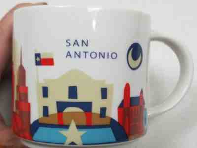 Starbucks you are here series coffee cup san antonio red white blue alamo - Sold on eBay Jun, 8th 2019 for $17.99