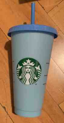 Starbucks Color Changing Cold Reusable Cup Summer 2019 *1 CUP ONLY BLUE/BLUE - Sold on eBay Jun, 8th 2019 for $24.00