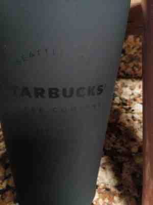 New  2017  Starbucks Stainless Steel Tumbler. Matte Black . - Sold on eBay Jun, 8th 2019 for $25.95
