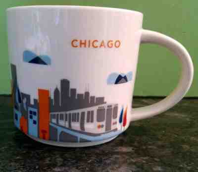Starbucks Chicago you are here mug cup subway ferris wheel new no boxDated 2014 - Sold on eBay Jun, 8th 2019 for $19.99