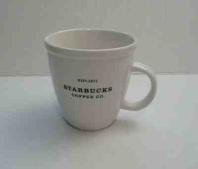 2001 Starbucks Coffee Co. Barista Mug - White Ceramic - Est'd 1971  - Sold on eBay Jun, 8th 2019 for $15.00