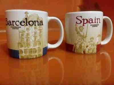 Starbucks Mini Mugs Barcelona & Spain 2014 Global Icon Collection 3oz. - Sold on eBay Jun, 8th 2019 for $16.00