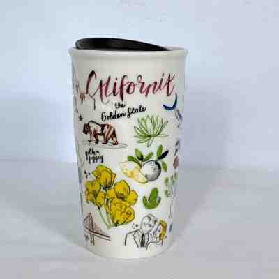 2016 Starbucks California the Golden State Travel Ceramic Tumbler 16 oz New - Sold on eBay Jun, 7th 2019 for $19.99