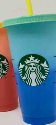 New, (1 cup) Starbucks color changing reusable cup!! Sky to Colbalt!!! - Sold on eBay Jun, 7th 2019 for $17.50