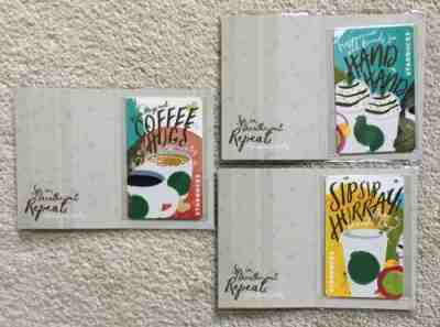 Starbucks 2017 SINGAPORE  EZ Link 3 Card Lot Set Collection Limited Edition - Sold on eBay Jun, 7th 2019 for $21.99