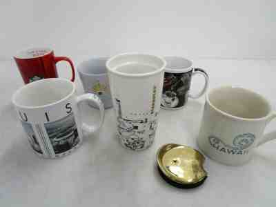 Lot 6 Various Collectible Starbucks Mug Hawaii St. Louis Christmas Blend - Sold on eBay Jun, 7th 2019 for $16.50