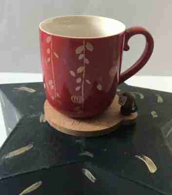 Starbucks Chinese Lunar New Year of the Monkey Mug & Wood Coaster 2016 - Sold on eBay Jun, 7th 2019 for $19.95