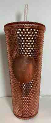Starbucks 2019 Rose Gold Pink Radiant Iridescent Sparkling Jeweled 24oz Tumbler - Sold on eBay Jun, 7th 2019 for $31.50