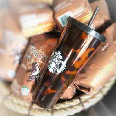 BRAND NEW??Starbucks Venti 24oz Tortoise Shell Acrylic Tumbler Cold Cup New - Sold on eBay Jun, 7th 2019 for $27.00
