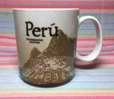 Starbucks Peru Global Icon Collector Series Mug Cup 2009 16 Fl Oz Coffee - Sold on eBay Jun, 7th 2019 for $41.00