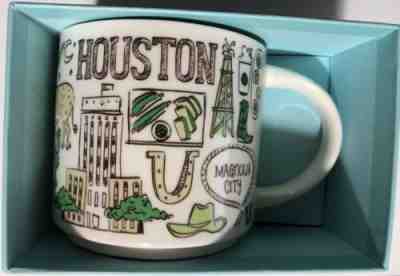 NEW Starbucks HOUSTON Been There Series 14 Oz Mug (in box with SKU) - Sold on eBay Jun, 7th 2019 for $17.50