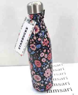 Starbucks S'well Liberty of London D'Anjo Noir Stainless Steel Water Bottle - Sold on eBay Jun, 7th 2019 for $52.24
