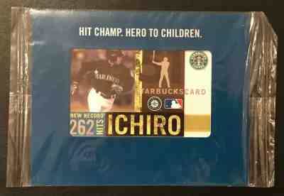 2005 Starbucks Japan ICHIRO SUZUKI 262 Hits Card Seattle Mariners Factory Sealed - Sold on eBay Jun, 7th 2019 for $20.00