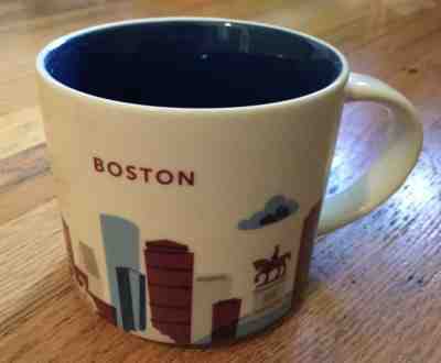 Starbucks 2014 "You Are Here Collection" BOSTON 14 oz Ceramic Coffee Mug  - Sold on eBay Jun, 7th 2019 for $29.99