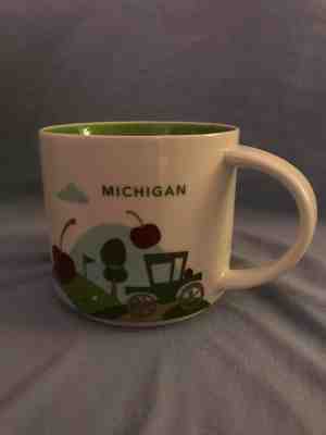 Starbucks “You Are Here” Collection Michigan 14 oz Coffee Mug NEW IN BOX - Sold on eBay Jun, 7th 2019 for $20.00