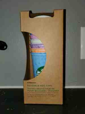 RARE Starbucks Color Reusable Hot Cups 6 Cups With Lids Summer 2019 Colored New - Sold on eBay Jun, 7th 2019 for $19.50