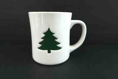 Starbucks Christmas Tree Coffee Mug Cup Holiday 2008 Green Tree White 12 oz. - Sold on eBay Jun, 7th 2019 for $19.95