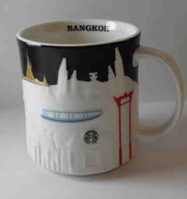 Starbucks Thailand BANGKOK Relief Global Icon Mug Series Collector 16 oz. 2014 - Sold on eBay Jun, 7th 2019 for $45.00
