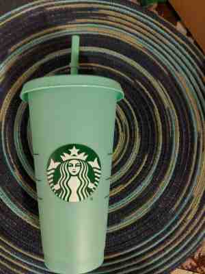 2019 Starbucks New Reusable Color Changing Cold Cup 24 Oz. Summer Teal-1cup - Sold on eBay Jun, 7th 2019 for $16.50