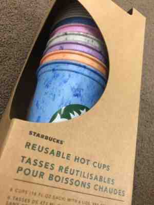 NEW Starbucks Tumbler Summer 2019 16oz Marble Reusable Hot Cups - Sold on eBay Jun, 7th 2019 for $20.00