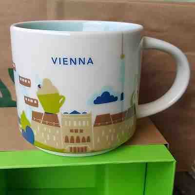 Starbucks YAH Mug VIENNA Wien Austria 14oz you are here * FREE SHIPPING* NEW NEU - Sold on eBay Jun, 7th 2019 for $52.99