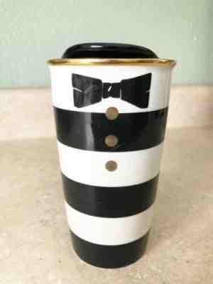 Starbucks Alice & Olivia Tumbler Mug Black White 2013 Stacey Bendet 12 oz  - Sold on eBay Jun, 7th 2019 for $16.99