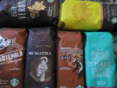 Starbucks 6 lbs Whole Bean Coffee Specialty Fresh new sealed bags Free ship !!! - Sold on eBay Jun, 6th 2019 for $39.00