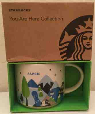 NEW - Starbucks Retired Aspen Colorado “You Are Here” Mug 2016 14oz Coffee Cup - Sold on eBay Jun, 6th 2019 for $15.00