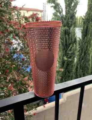 NEW Starbucks Venti Tumbler 2019 Radiant IRIDESCENT JEWELED 24oz Rose Gold Pink - Sold on eBay Jun, 6th 2019 for $21.99