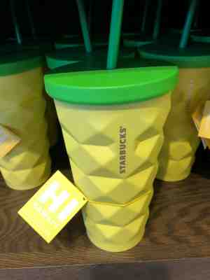 2016 Starbucks HAWAII 16OZ Metal PINEAPPLE GRANDE TUMBLER COLD CUP NEW - Sold on eBay Jun, 6th 2019 for $31.00