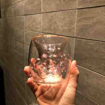 New Chinaese 2019 Starbucks Sakura 6oz Pink Cat Cat's Paw Double Wall Glass Mug - Sold on eBay Jun, 6th 2019 for $62.69