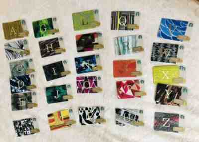 7. Starbucks Card Lot Alphabet Series Whole Complete Set With Extra Letters 2014 - Sold on eBay Jun, 6th 2019 for $28.80
