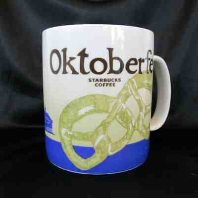 Starbucks Coffee Oktoberfest Global Icon 16oz Mug Cup 2012 Pretzel Version - Sold on eBay Jun, 6th 2019 for $15.00