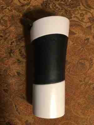 Starbucks 2009 White Ceramic Travel Mug 14oz. Sleek And Stylish! - Sold on eBay Jun, 6th 2019 for $15.79