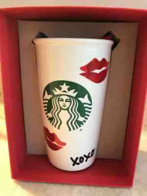 NIB Starbucks Double Wall Tumbler XOXO - Sold on eBay Jun, 6th 2019 for $28.00