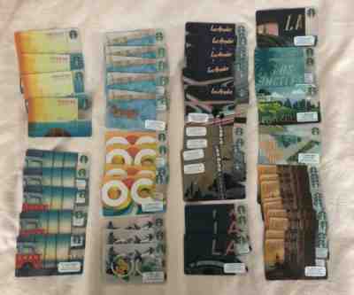 6. Starbucks Card Lot Location Los Angeles California LA Orange County OC 52 Car - Sold on eBay Jun, 6th 2019 for $20.50