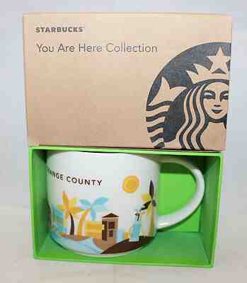 Starbucks You are Here Collection Orange County OC CA USA Coffee Mug Cup14 oz - Sold on eBay Jun, 6th 2019 for $44.99