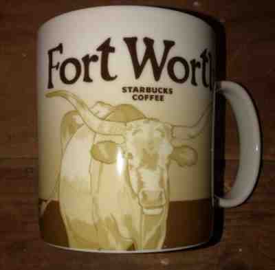 VINTAGE RARE Fort Worth Texas City Mug Coffee Cup 2011 Starbucks Global Icon Mug - Sold on eBay Jun, 6th 2019 for $53.99