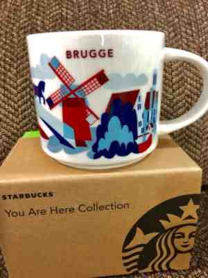 STARBUCKS ~ Belgium/ Brugge ~ "You Are Here" Icon Mug (NEW) ~14 Oz Belgium NWT - Sold on eBay Jun, 6th 2019 for $55.00