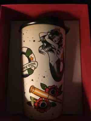 Starbucks mermaid tattoo mug 2015 limited edition sailor vintage retro coffee. - Sold on eBay Jun, 6th 2019 for $35.00