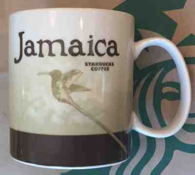 Starbucks Jamaica Global Series Coffee Mug Tea Cup 16oz NIB NEW!