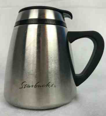 RARE Starbucks Stainless Steel Korea Chubby Coffee tumbler Mug 16oz silver - Sold on eBay Jun, 6th 2019 for $26.50