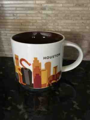 Starbucks 2013 Houston Coffee Mug Texas Skyline You Are Here Collection 14oz New - Sold on eBay Jun, 6th 2019 for $18.99